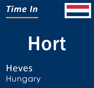Current local time in Hort, Heves, Hungary