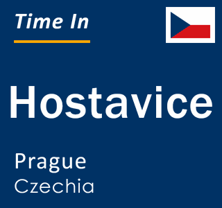 Current local time in Hostavice, Prague, Czechia