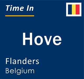 Current local time in Hove, Flanders, Belgium