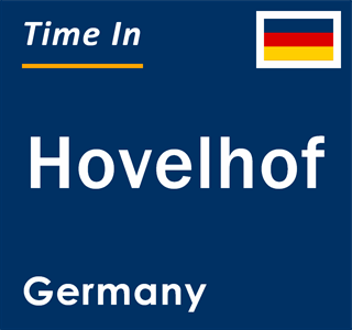 Current local time in Hovelhof, Germany