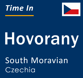 Current local time in Hovorany, South Moravian, Czechia