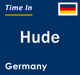 Current local time in Hude, Germany