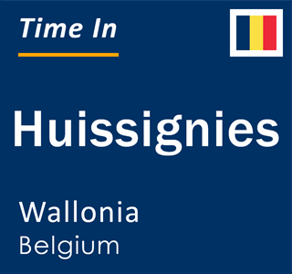 Current local time in Huissignies, Wallonia, Belgium