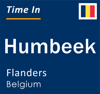 Current local time in Humbeek, Flanders, Belgium