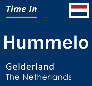 Current local time in Hummelo, Gelderland, The Netherlands