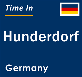 Current local time in Hunderdorf, Germany