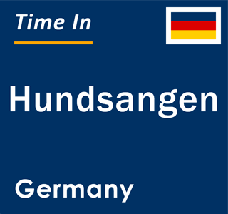 Current local time in Hundsangen, Germany