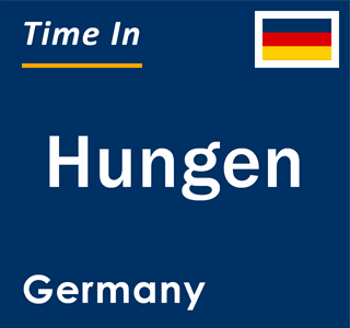 Current local time in Hungen, Germany