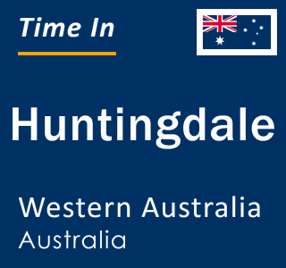 Current local time in Huntingdale, Western Australia, Australia