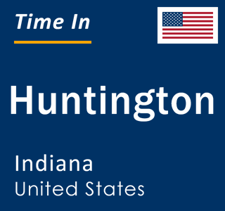 Current local time in Huntington, Indiana, United States