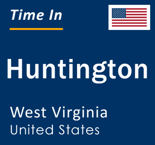 Current time in Huntington, West Virginia, United States