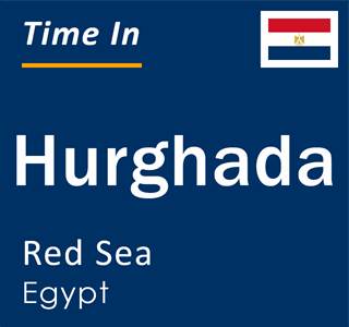 Current time in Hurghada, Red Sea, Egypt