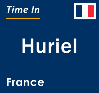 Current local time in Huriel, France