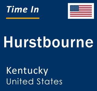 Current local time in Hurstbourne, Kentucky, United States