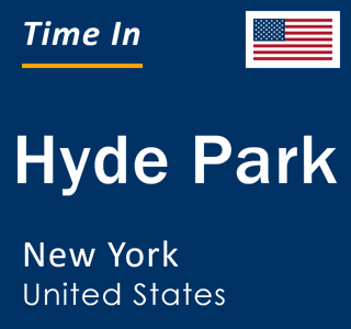 Current local time in Hyde Park, New York, United States