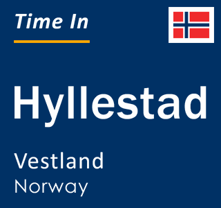 Current local time in Hyllestad, Vestland, Norway