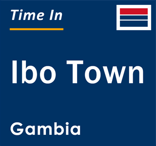 Current local time in Ibo Town, Gambia