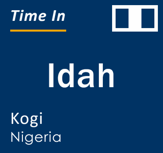 Current time in Idah, Kogi, Nigeria