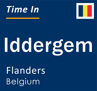 Current local time in Iddergem, Flanders, Belgium