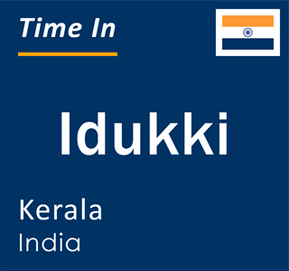 Current local time in Idukki, Kerala, India