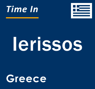 Current local time in Ierissos, Greece