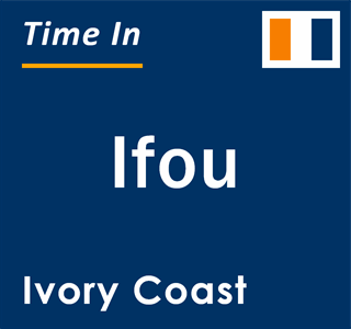 Current local time in Ifou, Ivory Coast