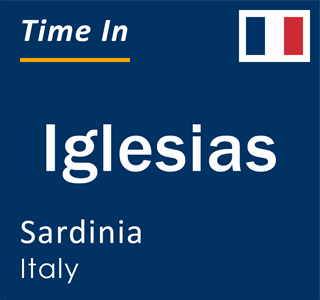 Current time in Iglesias, Sardinia, Italy