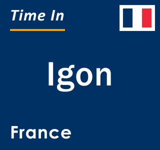 Current local time in Igon, France