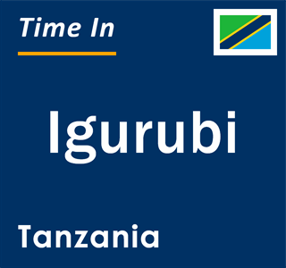 Current local time in Igurubi, Tanzania