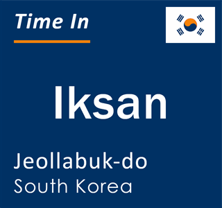 Current local time in Iksan, Jeollabuk-do, South Korea