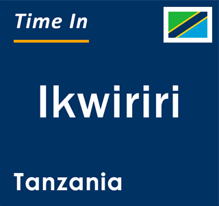 Current local time in Ikwiriri, Tanzania