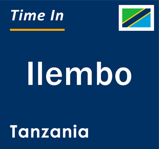 Current local time in Ilembo, Tanzania