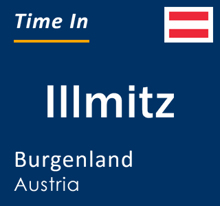 Current time in Illmitz, Burgenland, Austria