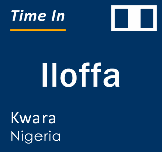 Current local time in Iloffa, Kwara, Nigeria