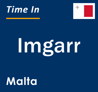 Current local time in Imgarr, Malta