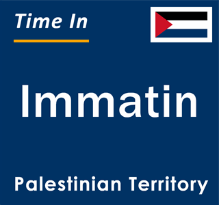 Current local time in Immatin, Palestinian Territory
