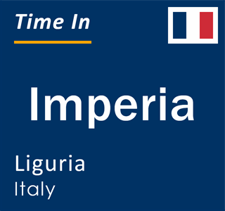 Current local time in Imperia, Liguria, Italy