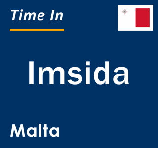 Current local time in Imsida, Malta