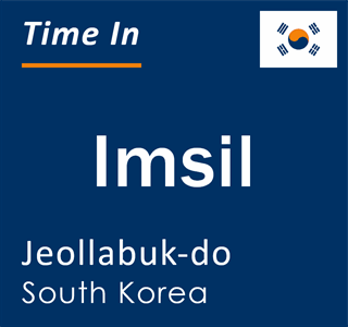 Current time in Imsil, Jeollabuk-do, South Korea