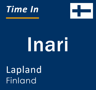 Current time in Inari, Lapland, Finland