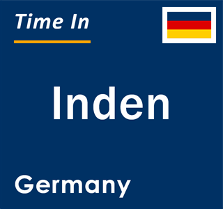 Current local time in Inden, Germany