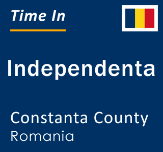 Current local time in Independenta, Constanta County, Romania