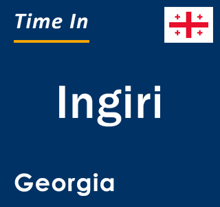 Current local time in Ingiri, Georgia