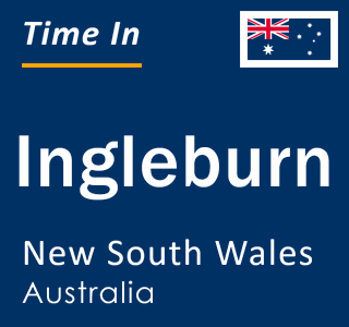 Current local time in Ingleburn, New South Wales, Australia