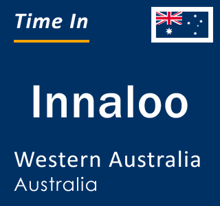 Current local time in Innaloo, Western Australia, Australia