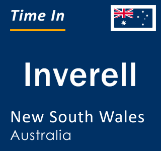 Current local time in Inverell, New South Wales, Australia