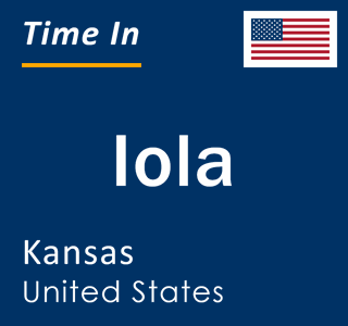 Current local time in Iola, Kansas, United States