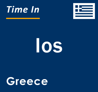 Current local time in Ios, Greece