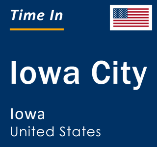 Current local time in Iowa City, Iowa, United States