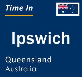 Current local time in Ipswich, Queensland, Australia